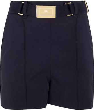 Elisabetta Franchi Belted Shorts