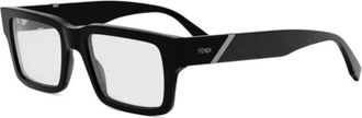 Fendi Diagonal Optical Frame - unisex - Brillen - Zwart - 53 MM - Accessoires