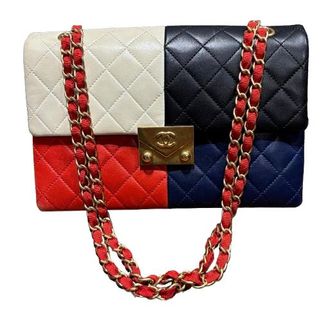 Chanel Quilted Colourblock Shoulder Bag