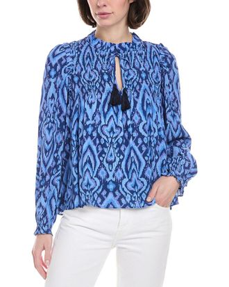 Sail to Sable Ruffle Neck Top
