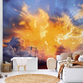 OEM Carta Da Parati Artgeist Beautiful Sunset Nuvole Calde 150x105 Cm