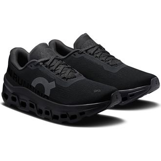 On Cloudmonster 1 Running Shoe in Black/Black at Nordstrom, Size 9.5