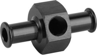 OEM Adaptador Universal De Aleaci&oacute;n De Aluminio Para Man&oacute;metro De Presi&oacute;n De Combustible De &Oacute;xido Nitroso, Manguera De 3/8 Pulg., Puerto Npt De 1/8 Pulg.,