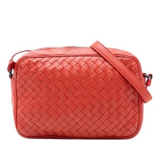 Bottega Veneta Pre-owned Cross Body Bags, female, Orange, Size: ONE SIZE Pre-owned Nodini Crossbody Bag