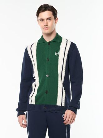 Sergio Tacchini Bruni Knit Cardigan in Maritime Blue at Nordstrom, Size Xxx-Large