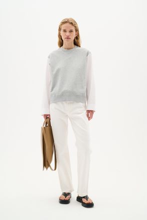 Inwear Blouse met lange mouwen Loose fit Pure White