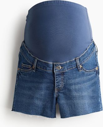 H&M MAMA Jeansshorts - Blue