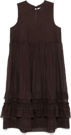 Cawley Studio Abito midi Genevieve - Marrone