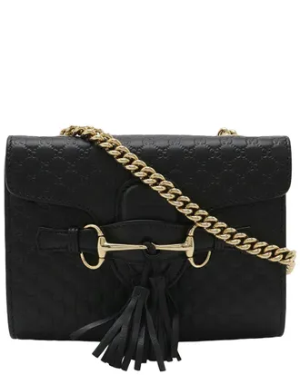 Gucci Microguccissima Emily Horsebit Chain Bag (Authentic Pre-Loved)