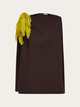 Ferragamo Women Sleeveless top Brown