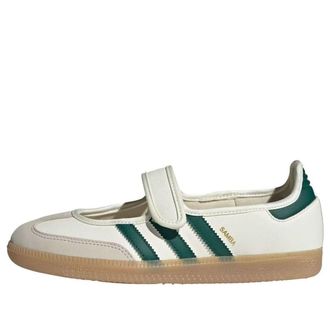 adidas (WMNS) adidas Samba Jane Off White Collegiate Green IH6485
