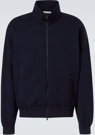 The Row Cashmere and cotton bomber jacket