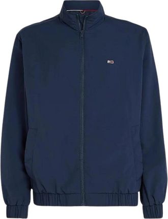 Tommy Jeans Essenti&euml;le Blauwe Gerecyclede Jas - Heren - Zomerjassen - Blauw - S - Nylon - Jassen