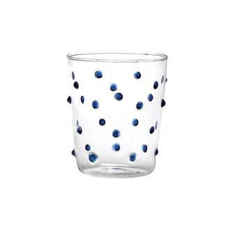 Zafferano Bicchiere Zafferano Party Tumbler Blu 45 Cl Set 6 Pezzi In Vetro