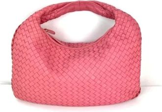 Bottega Veneta Pre-owned Handbags, female, Pink, Size: ONE SIZE Pre-owned Leather handbags