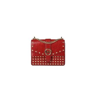 Michael Kors Cross Body Bags, female, Red, Size: ONE SIZE Greenwich Small Flap Crossbody Bag