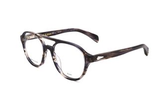 Rag & Bone RNB7049/G 033Z 00 Grey Black Horn 51mm