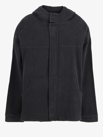 Fendi zip pocket hoodie - men - Cotton - M - Black