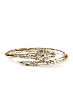 John Hardy Naga Bypass Cuff Bracelet in Gold at Nordstrom, Size Medium