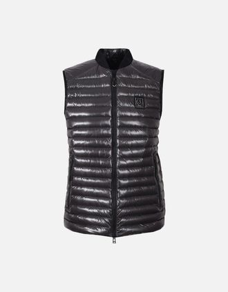 Belstaff Mens Belstaff Airframe Black Gilet Down Filled Jacket - Size: Regular/36