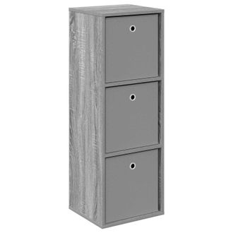 vidaXL Aparador Con Caj&oacute;n Gris Sonoma 35 X 32 X 99,5 Cm Vidaxl
