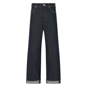 Max Mara Straight Jeans, female, Blue, Size: XS Straight Jeans