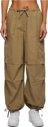 Urban Classics Dames/Dames Katoenen Parachute Cargo Broek (Khaki)