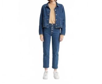 Levi's Wedgie Fit Straight Utility Jean 24 X 26 In Blue