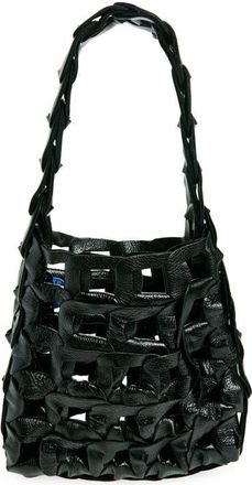SC103 Links Leather Shoulder Bag in Onyx at Nordstrom