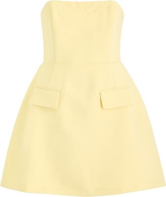 Odd Muse The Ultimate Muse Strapless Mini Dress - Yellow - XS (UK6)
