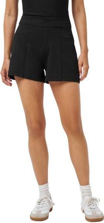 Travis Mathew Friday Ponte Shorts in Black at Nordstrom, Size X-Large