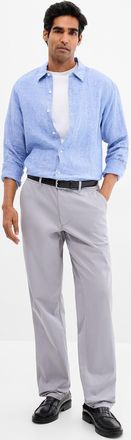 Le 31 Mens Semi-plain chinos London fit - Slim straight