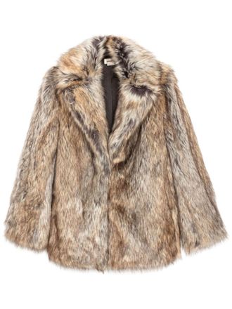 Zadig&Voltaire Faune coat - women - Acrylic/Recycled Polyester - M - Neutrals