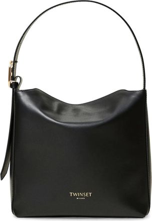 Twin-Set Borsa tote in pelle - Nero