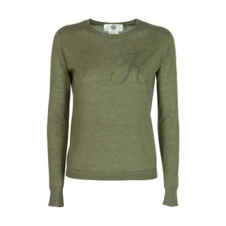 Dee Ocleppo Dames, Truien, Groen, Maat: L Kasjmier