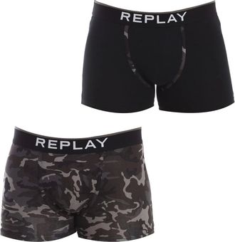 Replay Hombre, Ropa interior, Negro, Talla: S