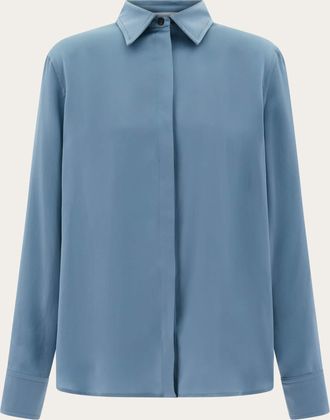 Ferragamo Donna Camicia fluida Verde