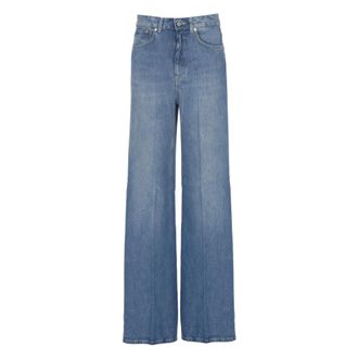 Dondup Wide Jeans, female, Blue, Size: W27 Koons Loose-Fit Jeans