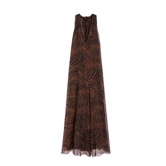 Max Mara Dames, Jurken, Bruin, Maat: S