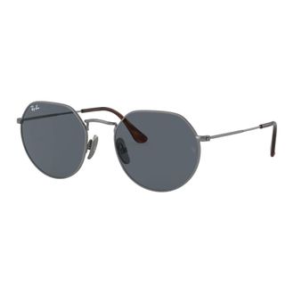 Ray-Ban Sunglasses, unisex, Gray, Size: 53 MM Jack Titanium Sunglasses