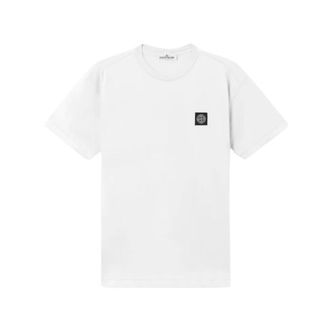 Stone Island Tops, Heren, Wit, XL, Katoen, T-Shirt Stone H26