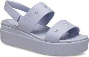 Crocs Brooklyn 4U Water Resistant Wedge Slingback Sandal in Purple Moon at Nordstrom Rack, Size 10