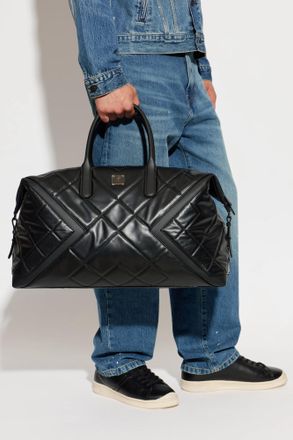 MCM Hand Luggage Bag, Mens, Black