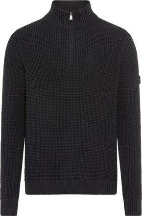 Joop Strickpullover JOOP JEANS Henrios, Herren, Gr. XL, dunkelblau, Strick, Obermaterial: 100% Baumwolle, clean, unifarben, regular fit normal, Rundhals, e