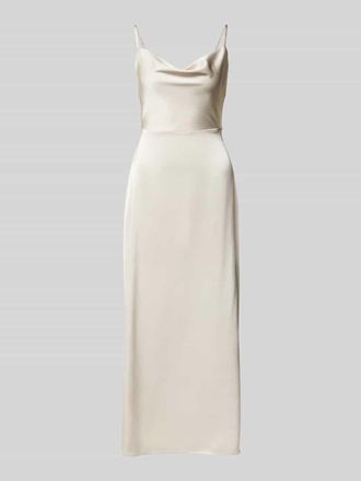 Vila Maxikleid mit Wasserfall-Ausschnitt Modell RAVENNA in Ecru, Größe 38