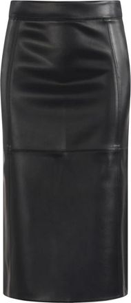Max Mara Smmcrisma Midi Rok - Dames - Kokerrokken - Zwart - L - Polyester - Rokken