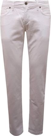 Dolce & Gabbana Stijlvolle zeer strakke broek - Heren - Slim Fit Jeans - Wit - W33 - Jeans