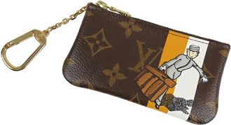 Louis Vuitton Portamonete Groom Pochette Cles con monogramma 2006 - Marrone