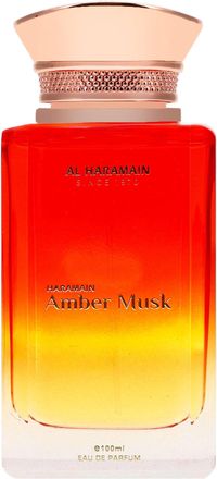 Al Haramain Perfumes Mens Amber Musk Eau de Parfum Spray - 100ml for Men - Rose - One Size