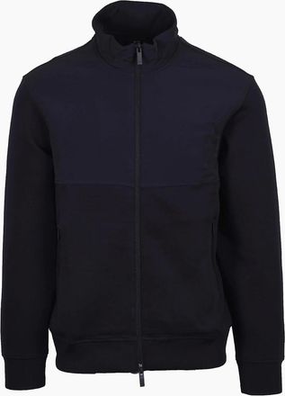 A|X Armani Exchange Mens ARMANI EXCHANGE FULL ZIP SWEATSHIRT DEEP NAVY - Size: 42